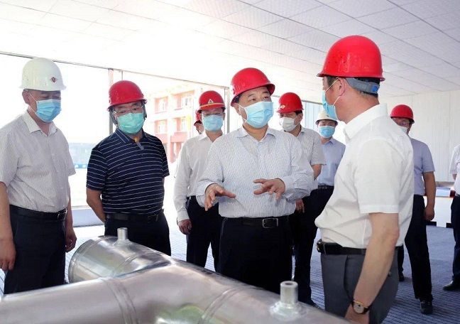 市委书记杨慧到我公司调研检查